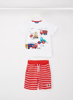White/Candy Red