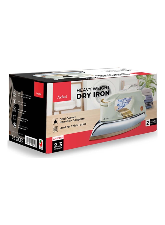 Avion Dry Iron With Non-Stick Coated Soleplate 1200.0 W AHW21DI Multicolour - Image 4
