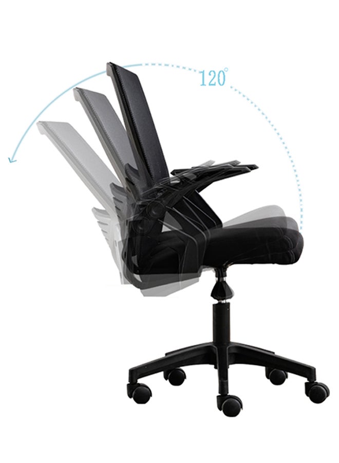 Sharpdo Home Office Lifting And Rotating Seat Chair Black 96x60x60cm - Image 4