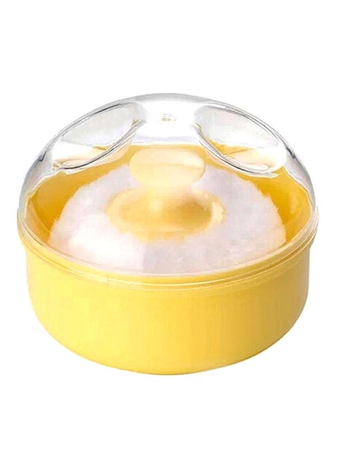 Soft and Comfortable Baby Talcum Powder Puff Sponge Box, Natural Material Extra Gentle