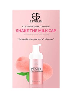DR. RASHEL Estelin Peach Cleansing Mousse Pink 135ml  - Image 2