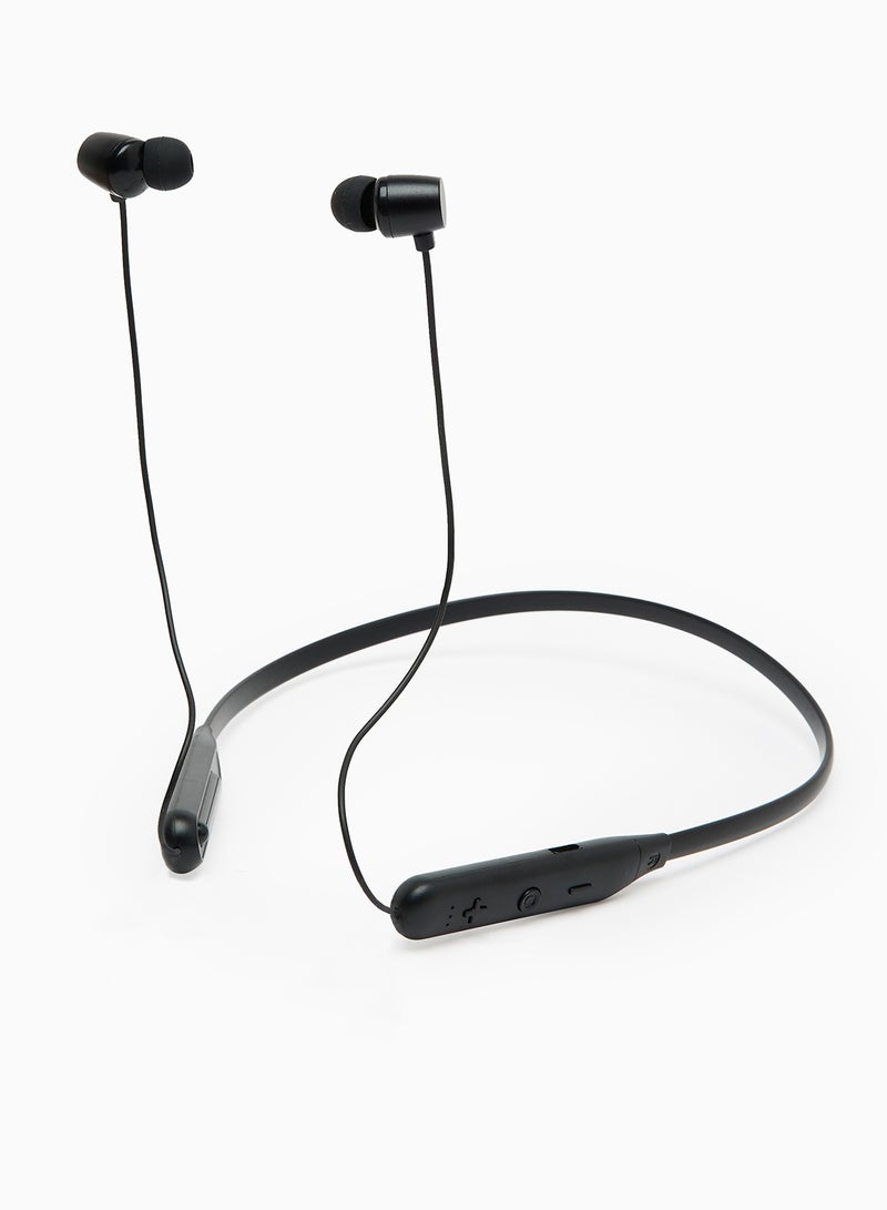 Noon East Glide In Ear Wireless Bluetooth Neckband- With BT 5.0 Earbuds Black  - Image 1