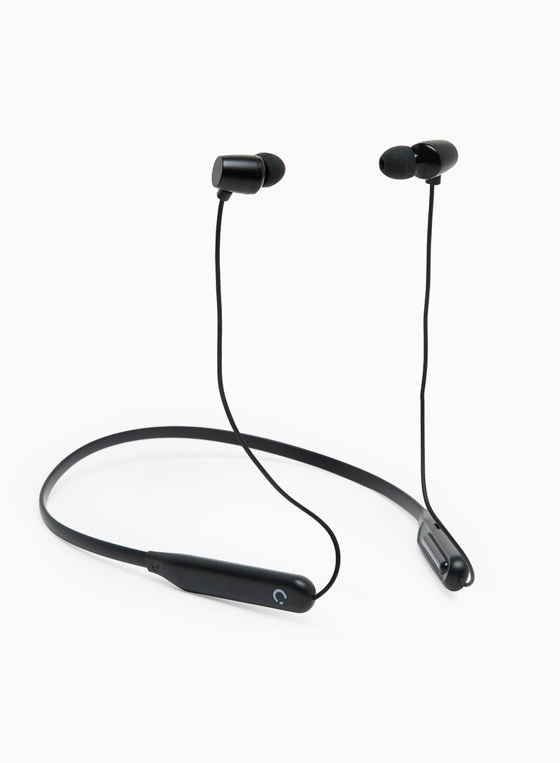 Noon East Glide In Ear Wireless Bluetooth Neckband- With BT 5.0 Earbuds Black  - Image 2