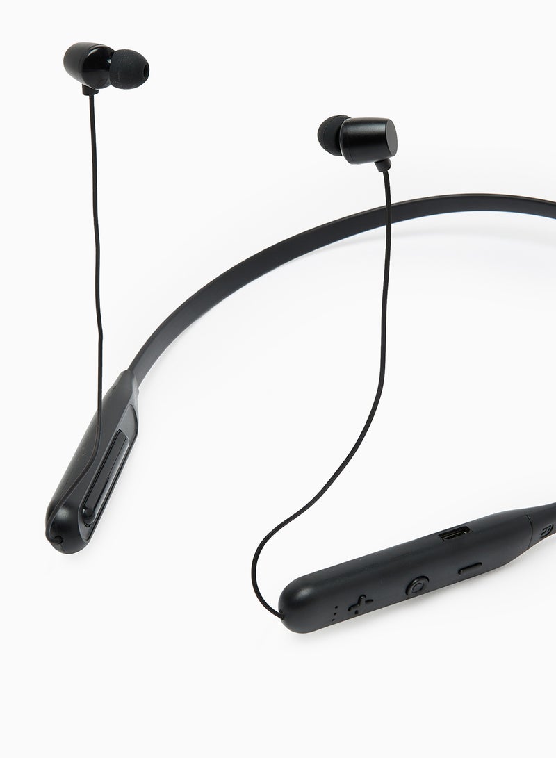 Noon East Glide In Ear Wireless Bluetooth Neckband- With BT 5.0 Earbuds Black  - Image 3