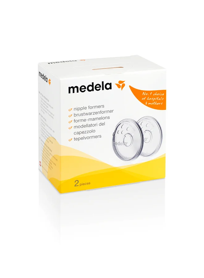 Medela Nipple Formers 2 Pieces - Soft And Flexible, Wearable Design Helps In Stimulation Of Milk Production