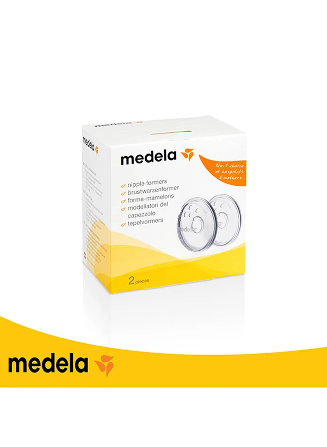 Medela Nipple Formers 2 Pieces - Soft And Flexible, Wearable Design Helps In Stimulation Of Milk Production