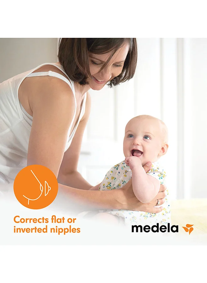 Medela Nipple Formers 2 Pieces - Soft And Flexible, Wearable Design Helps In Stimulation Of Milk Production