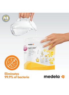 Medela Quick Clean Micro-Steam Bags, 5 Count