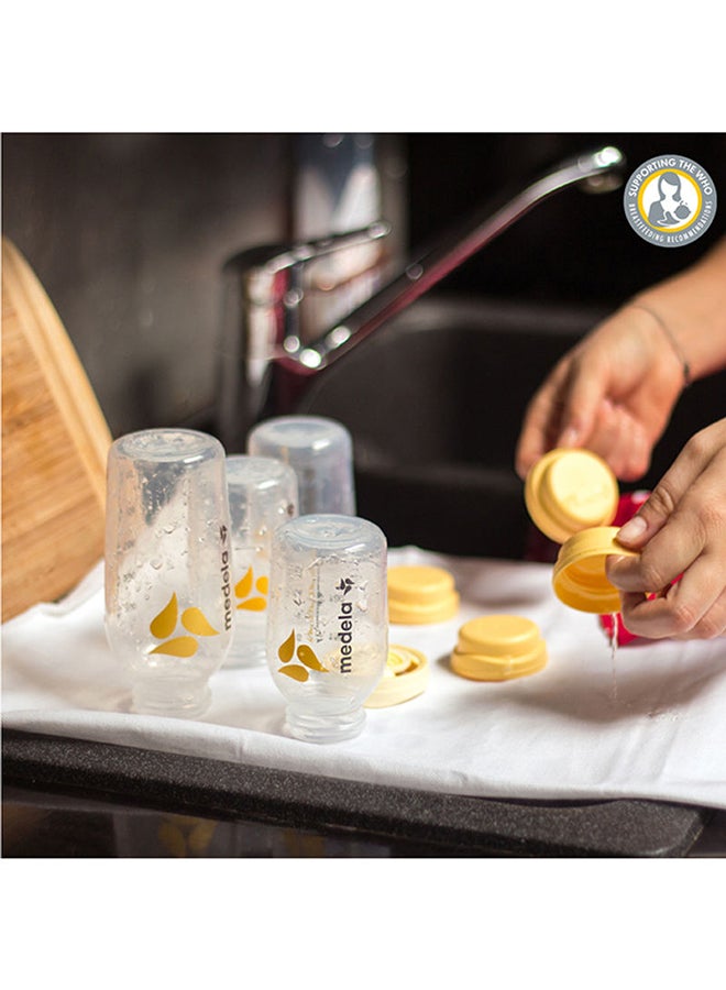 Medela - 2 Pieces Breastmilk Bottles 250 Ml - Safe And Bpa - Free, Accurate Measurement Markings And Compatible With Medela Breast Pumps - Image 1