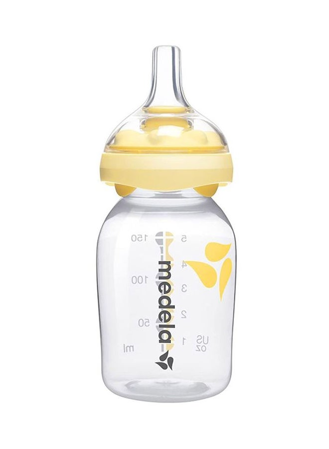Medela - Calma With Breast Milk Bottle 150 ML - Mimics Breastfeeding, One Size Fits All, Natural Feeding Rhythm, Compatible With Medela Breast Pumps, Bpa-Free And Safe - Image 1