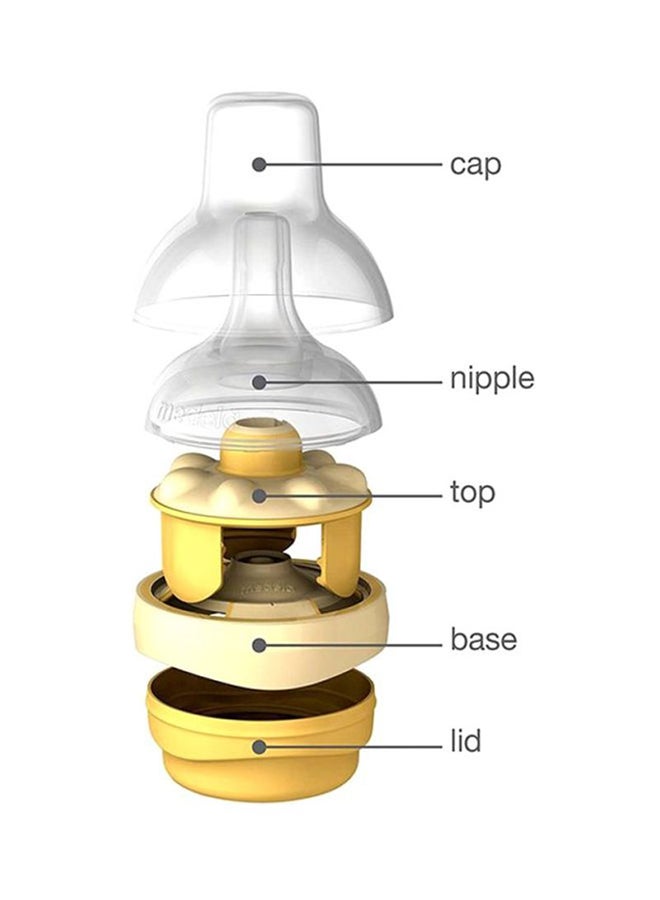 Medela - Calma With Breast Milk Bottle 150 ML - Mimics Breastfeeding, One Size Fits All, Natural Feeding Rhythm, Compatible With Medela Breast Pumps, Bpa-Free And Safe - Image 1