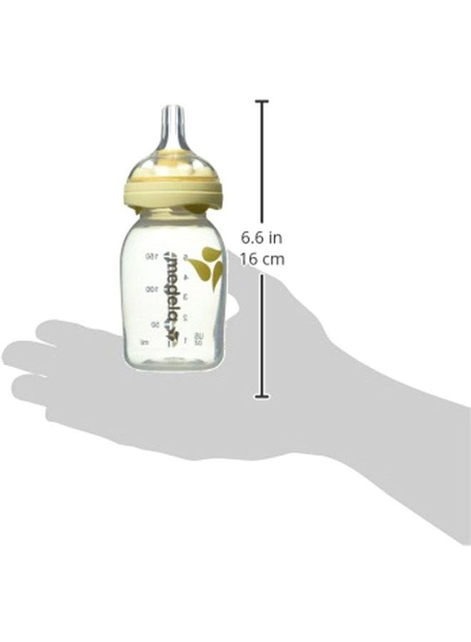 Medela - Calma With Breast Milk Bottle 150 ML - Mimics Breastfeeding, One Size Fits All, Natural Feeding Rhythm, Compatible With Medela Breast Pumps, Bpa-Free And Safe - Image 1