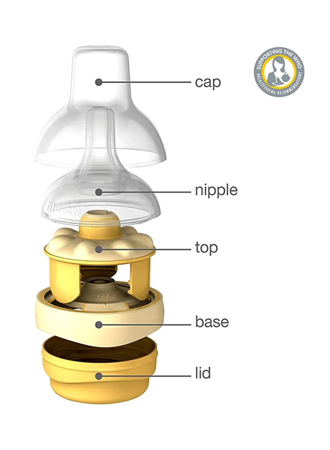 Medela Calma Solitaire Breast Milk Feeding Nipple - Natural Breastfeeding Experience, Vacuum-Controlled Flow, Anti-Colic Valve,  Compatible With Medela Bottles