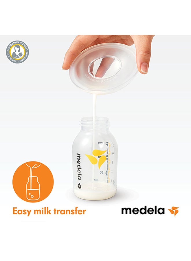 Medela - Milk Collection Shells - Leakage Collection, Comfortable Fit, Protective Barrier, Reusable - Image 1