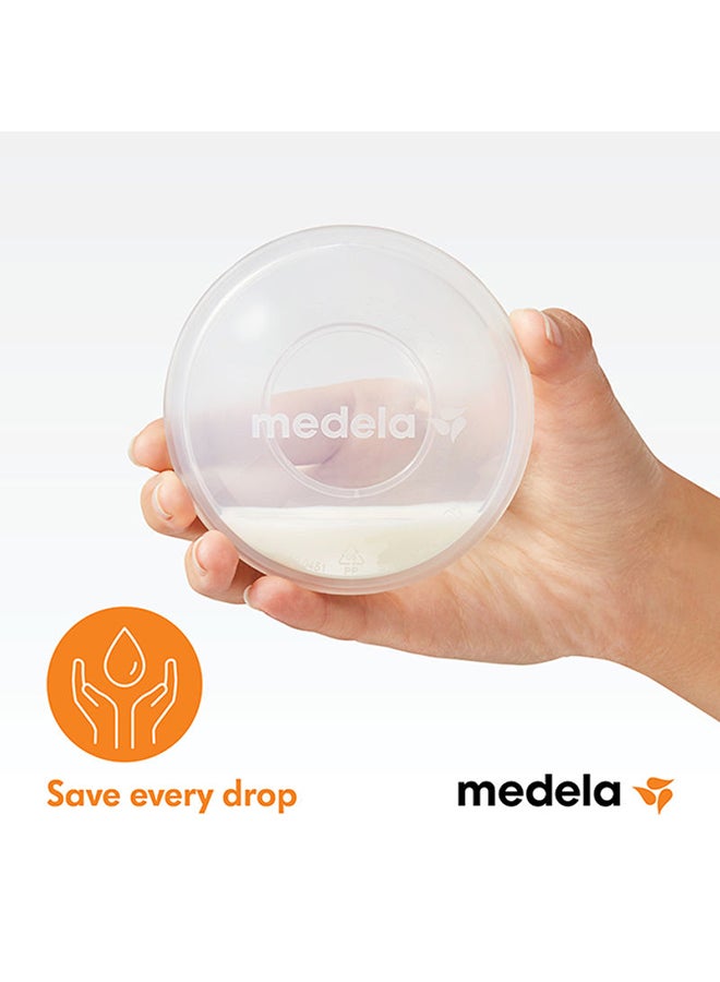 Medela - Milk Collection Shells - Leakage Collection, Comfortable Fit, Protective Barrier, Reusable - Image 1