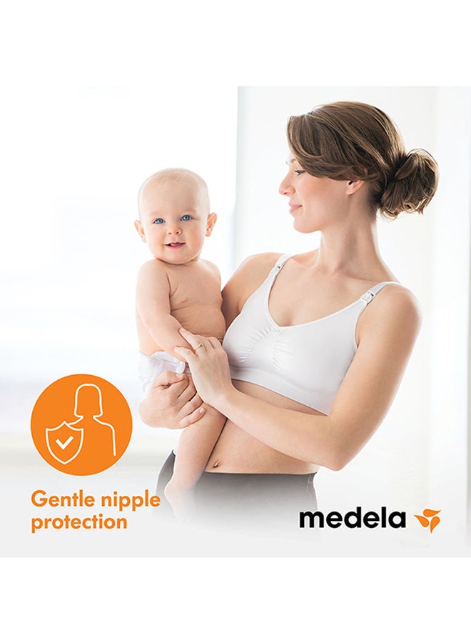 Medela - Milk Collection Shells - Leakage Collection, Comfortable Fit, Protective Barrier, Reusable - Image 1