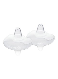 Medela 2 Pieces Contact Nipple Shields Large - Assist With Latching, Protective Barrier Made From Soft Silicone  - Image 1
