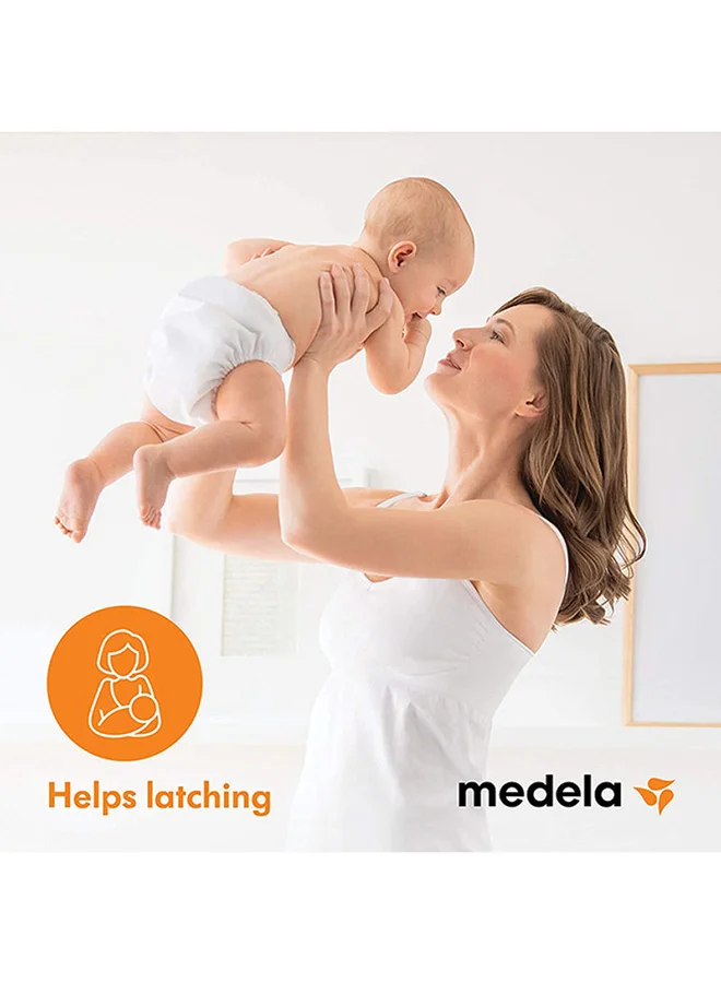 Medela Contact Nipple Shields - Bpa Free, Made From Ultra - Thin Soft Silicone, Includes 2 Shields And Case (Medium)