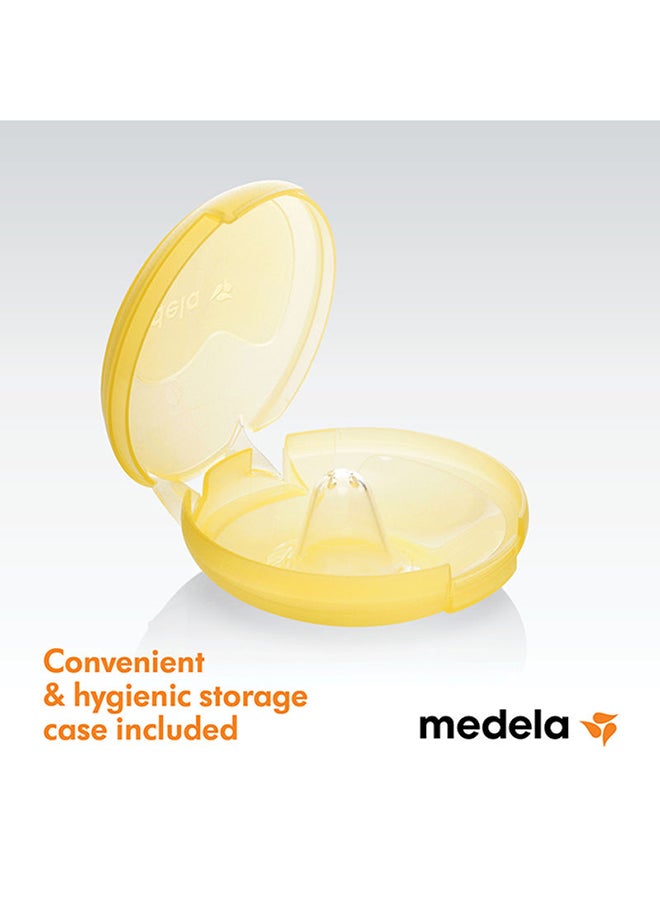 Medela - 2 Pieces Contact Nipple Shields Large - Assist With Latching, Protective Barrier Made From Soft Silicone - Image 1