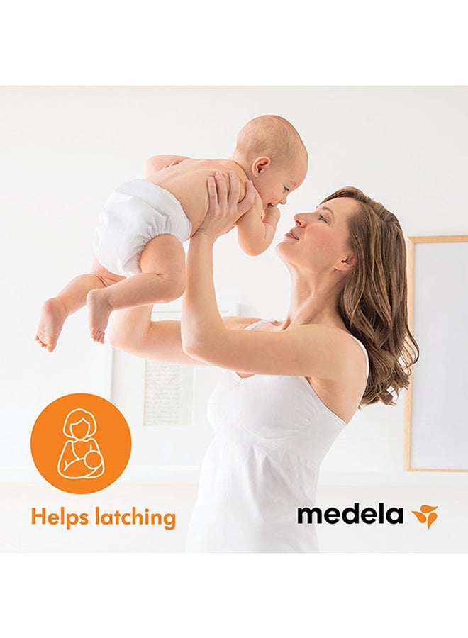 Medela - 2 Pieces Contact Nipple Shields Large - Assist With Latching, Protective Barrier Made From Soft Silicone - Image 1