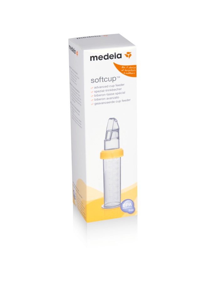 Medela - Softcup Advanced Cup Feeder - Soft And Flexible Design, Graduated Measurement Markings, Easy-To-Hold Handle, Alternative Feeding Method With Controlled Milk Flow - Image 1