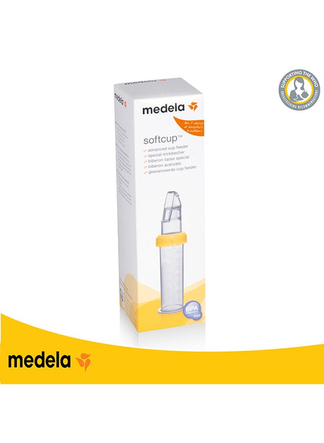Medela - Softcup Advanced Cup Feeder - Soft And Flexible Design, Graduated Measurement Markings, Easy-To-Hold Handle, Alternative Feeding Method With Controlled Milk Flow - Image 1