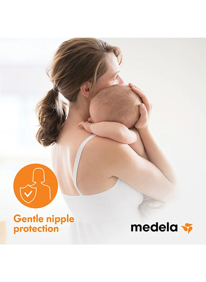 Medela 2 Pieces Contact Nipple Shields Large - Assist With Latching, Protective Barrier Made From Soft Silicone