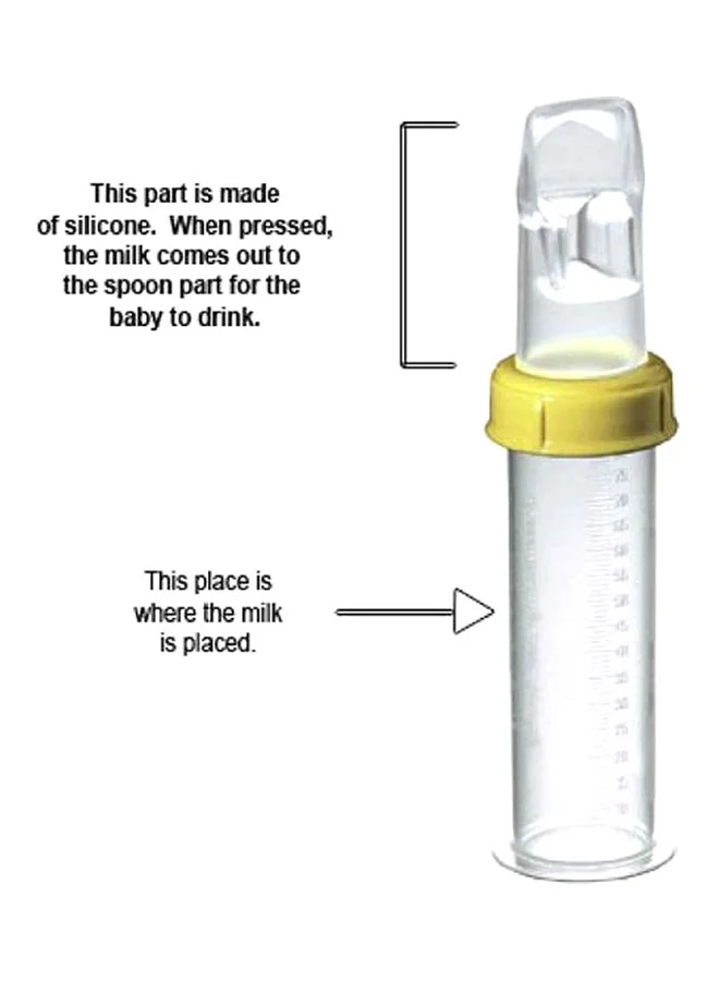 Medela Special Needs Bpa - Free Feeder Set Bottle With Oneway Valve Special Needs Teat With Compression Control