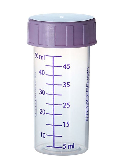 Pack Of 10 Disposable Milk Baby Bottles, 50 ml