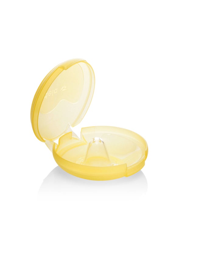 Medela - 2 Pieces Contact Nipple Shields Small - Assist With Latching, Protective Barrier Made From Soft Silicone - Packaging May Vary - Image 1