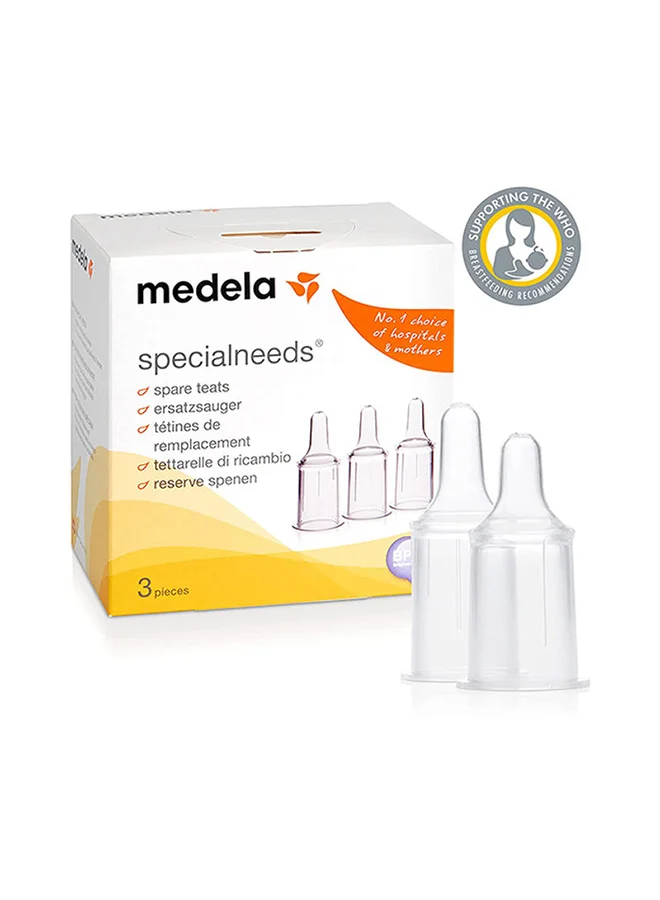 Medela Special Needs Spare Teat - Soft And Flexible Teat, Valve Control, Variable Flow, Replacement Or Backup