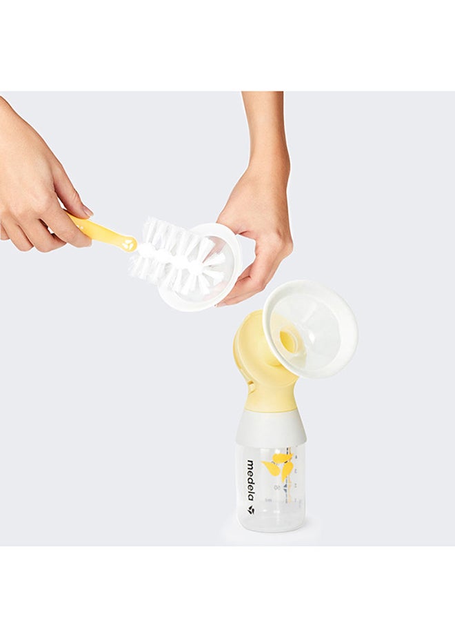 Medela - 2-Phase Expression Technology Swing Flex Electric Breast Pump, Rotated 360 Degree, Soft, Smooth, Flexible, Portable - Yellow - Image 1