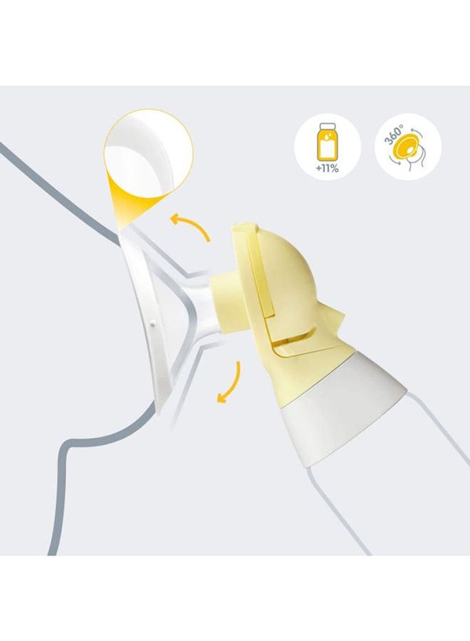 Medela - Pack Of 2 Personal Fit Flex Breast Shields, X - Large 30Mm Breast Pump Flanges, Made Without Bpa, Shaped Around You For Comfortable And Efficient Pumping - Image 1