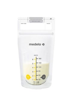 Medela Breastmilk Storage Bags, 50 Pieces - Safe Storage , Pre-Sterilized, Leak-Proof Design, Space-Saving Design With Easy-To-Read Measurements  - Image 1