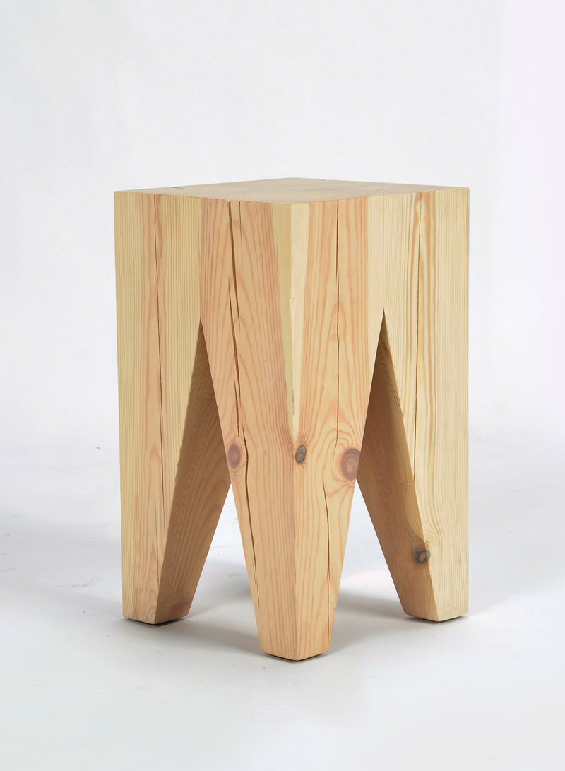 Switch - Side Table - Used Next To Sofa As Coffee Corner - Natural 27*27*47cm - Image 1