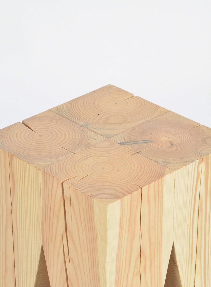 Switch - Side Table - Used Next To Sofa As Coffee Corner - Natural 27*27*47cm - Image 1