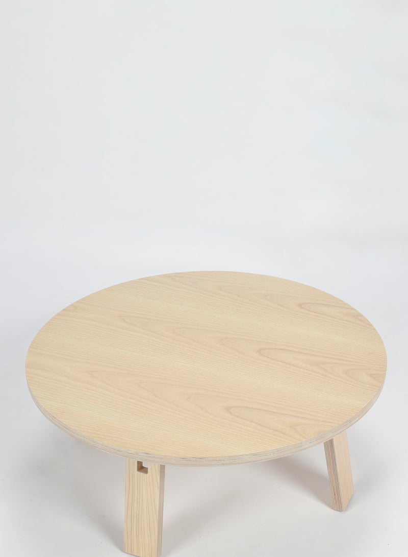 Switch - Side Table - Used Next To Sofa As Coffee Corner - Natural 80*80*32cm - Image 1