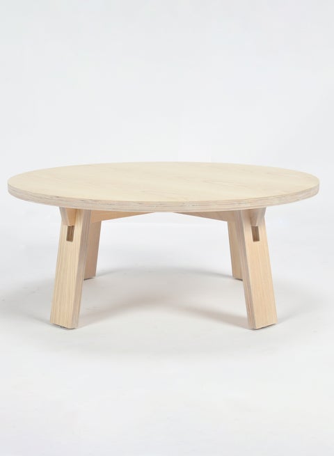Side Table - Used Next To Sofa As Coffee Corner - Natural 80*80*32cm