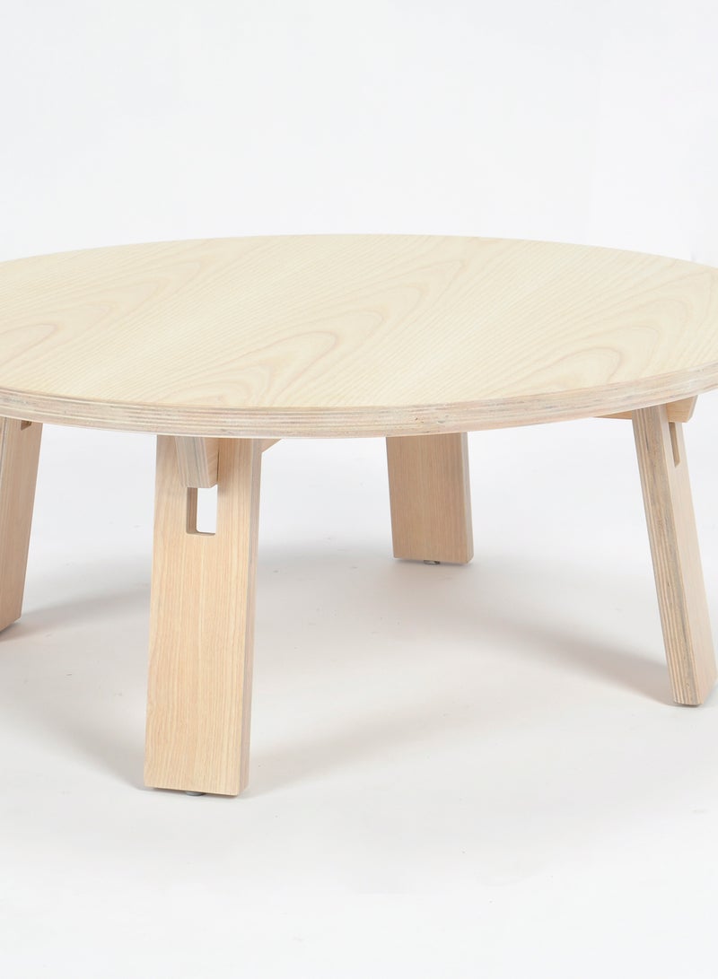 Switch - Side Table - Used Next To Sofa As Coffee Corner - Natural 80*80*32cm - Image 1