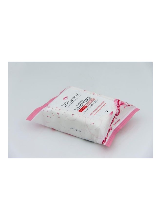 FOREVER52 Cleansing Towelettes And Make Up Remover 25 Pcs White  - Image 2