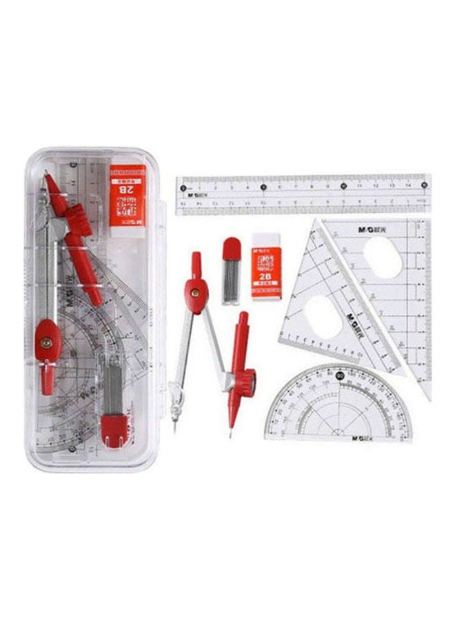 M&G - Chenguang Sets Temple Of Confucius Blessing Ruler Set Compasses 7Pcs Clear - Image 1