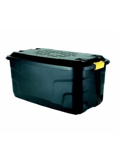 Heavy Duty Outdoor Storage Box With Wheels (Made In UK) 145 litre Black 94x52x45cm Black 94x52x45cm