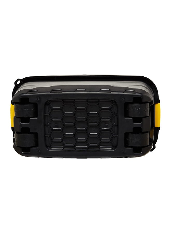 Strata - Heavy Duty Outdoor Storage Box With Wheels (Made In UK) 145 litre Black 94x52x45cm Black 94x52x45cm - Image 1