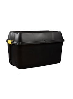 Strata Heavy Duty Outdoor Storage Box With Wheels (Made In UK) 175 litre Black 94x52x45cm Black 94x52x45cm  - Image 1