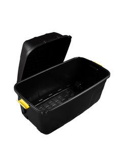Strata Heavy Duty Outdoor Storage Box With Wheels (Made In UK) 175 litre Black 94x52x45cm Black 94x52x45cm  - Image 2