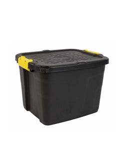 Strata Heavy Duty Outdoor Storage Box (Made In UK) 42 litre Black 50x40x35cm Black 50x40x35cm  - Image 1