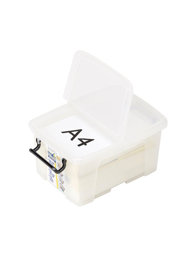 Strata Smart Box With Folding Lid (Made In UK) 12-liter Clear 40x39.5x19cm  - Image 2