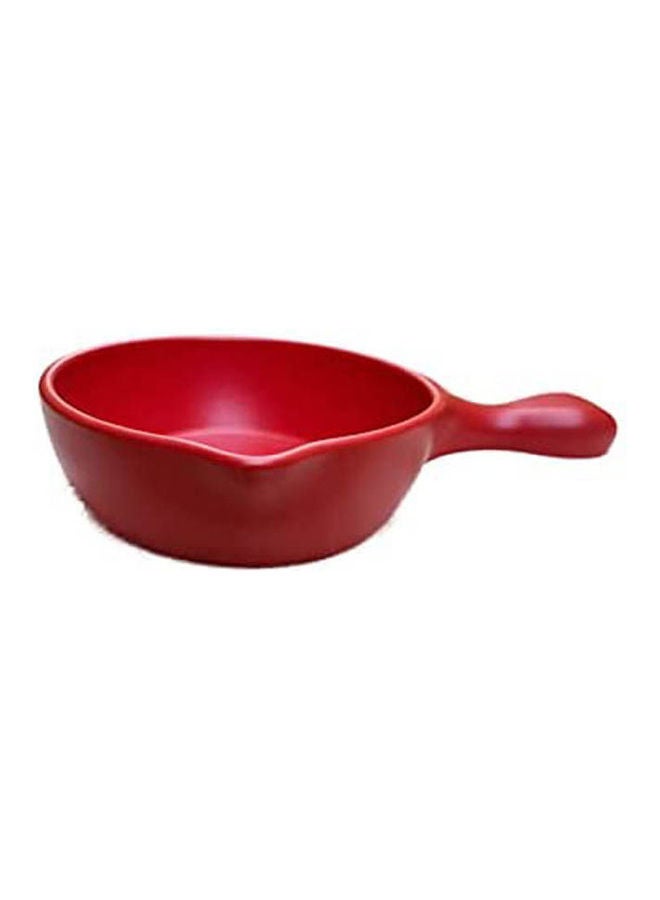 Lotus - Porcelain Frying Pan Red 15cm - Image 1