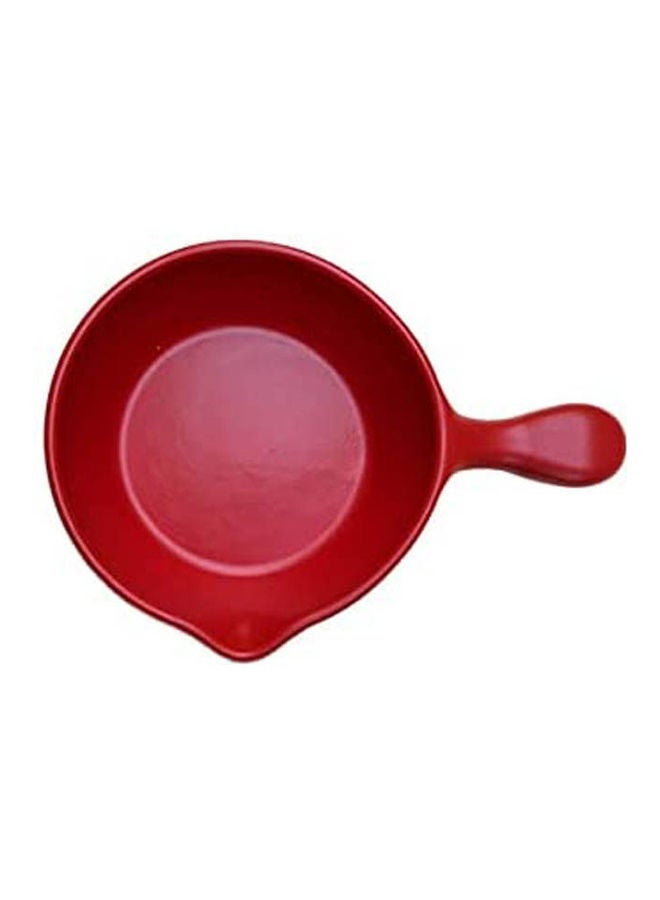 Lotus - Porcelain Frying Pan Red 15cm - Image 1