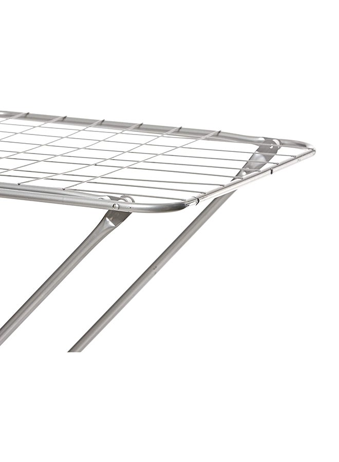 Winsor - Winsor Cloth Drying Foldable Stand, Sturdy Clothes Dryer, Weather Resistor, Heavy Duty Clothing Racks Steel Silver 18meter Silver 18meter - Image 1